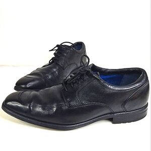 🛍 Rockport Leather Upper Balance Men Shoes Black Size 9 1/2 M